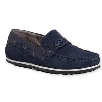 Mocasines Mayoral para niños de gamuza azul marino 27 - Imagen 1 de 4
