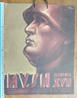 CALENDARIO ANNO XVII 1939 MVSN MILIZIA FASCISMO ill. TAFURI GUERRA DI SPAGNA AOI