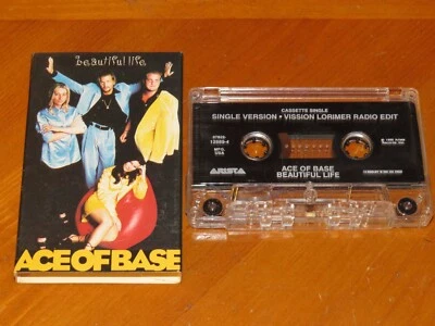 ACE OF BASE - Beautiful Life - 2 Track 1995 Cassette Tape Single! RARE! no cd - Image 1 of 2