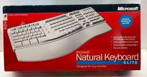 Microsoft Natural Keyboard Elite USB PS/2 Wired - Picture 1 of 4