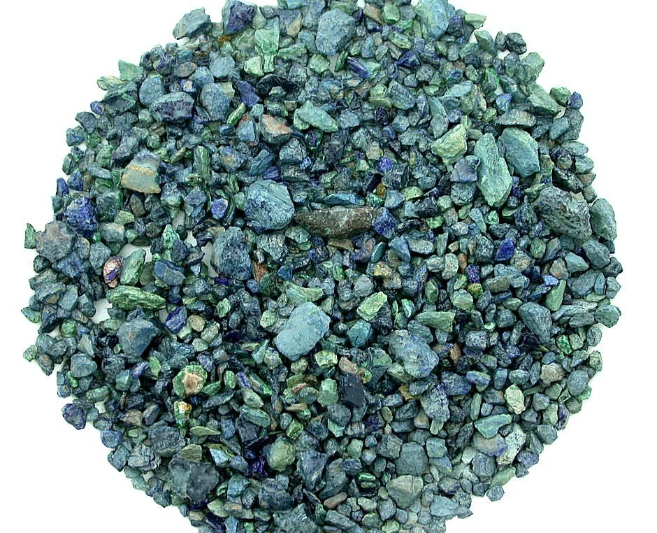 Pepita artesanal de azurita malaquita africana de 1/2 onza pequeña de 1/4 pulgada y menos piezas Foto 1 de 1