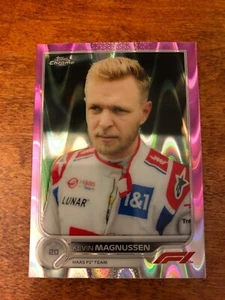 Formula 1 Topps chrome 2022, Pink 68/75, #75 Kevin Magnussen - Picture 1 of 2