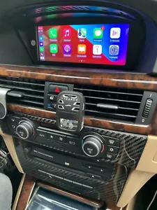 ECRAN CARPLAY-ANDROID AUTO BMW SERIE SERIE 3/5/6 E90 E91 E92 E93 E60 E61 E63 E64 - Picture 1 of 9