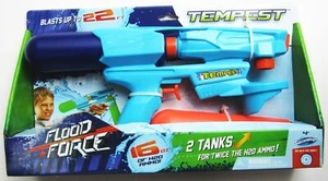 Flood Force TEMPEST Water Gun Rifle Squirt SwimWays NEW in Box Medium-Size 2016 - Picture 1 of 2