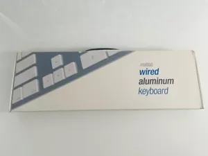 Matias FK318S Verkabelt Aluminium Tastatur für IMAC (Silber) - Picture 1 of 5