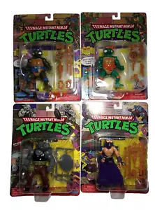 Teenage Mutant Ninja Turtles TMNT Figures 2022 PLAYMATES SHREDDER ROCKSTEADY LEO - Picture 1 of 3