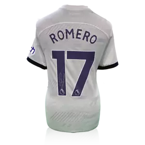 Cristian Romero Signed Tottenham Hotspur Shirt - Picture 1 of 2