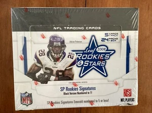 2008 Leaf ROOKIES & STARS Football Sealed Hobby Box -from A Fresh Case! - Picture 1 of 4