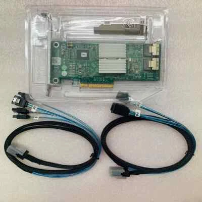 Dell PERC H310  6Gb/s SAS Adapter RAID Controller HV52W /3P0R3+2PCS 8087 SATA - Image 1 of 2