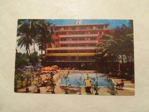 Cartolina Hawaii Edgewater Hotel Waikiki Beach HI - Foto 1 di 2