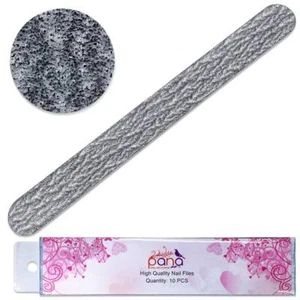 10 piezas limas de uñas redondas de cebra profesional Pana arena de doble cara 100/100 - Imagen 1 de 5