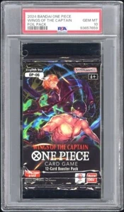 2024 One Piece "Wings of the Captain" OP06 - Paquete de láminas selladas - PSA 10 - GEM MT - Imagen 1 de 2