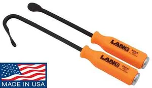 Lang 854 2pc Hose Removal Installer Set Straight and Curved Heavy Duty USA - Picture 1 of 3