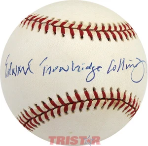 Eddie Collins Jr. Autographed AL Baseball Inscribed with Full Name PSA - Picture 1 of 2