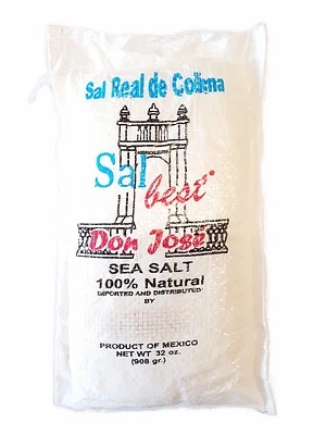 Sal Real De Colima 2 lb.- Coarse Salt - Sea Salt - Natural - Unrefined Sea Salt