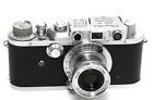 Rare Chiyotax Model IIIF Camera w. 3.5/50mm Hexar Konishiroku Leica Copy M39