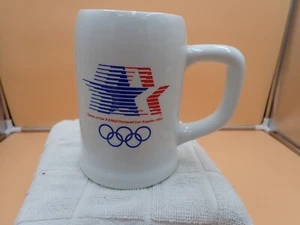 Large 20 oz Vintage 1984 Los Angeles Olympic Games Mug Papel Brazil - Picture 1 of 4