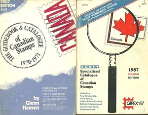 Canadian Stamps Catalogue 1970 & Canada Scott Specialized Catalogue 1987 book - Picture 1 of 4