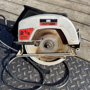 Vintage USA Made Sears Craftsman 315.10960 2-1/8HP 10A 7-1/2” Circular Saw - Picture 1 of 4