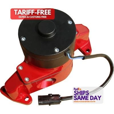 Proform 68220R, Kit SBF Electric Water Pump Red Aluminum Performance Racing Part - Image 1 of 4