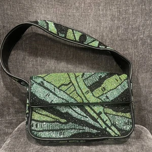 Staud Beaded Tommy Bag Green Palm - Bild 1 von 14