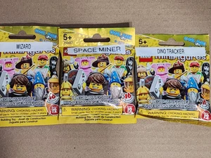 LEGO 71007 Minifigures Series 12 Opened Wizard, Space Miner, Dino Tracker - Picture 1 of 4