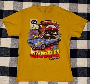 Chevy '69 Camaro Licencia Oficial Hombre GRANDE Camiseta Manga Corta - Imagen 1 de 2