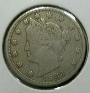 1883 V Nickel no cents (sku #53) - Bild 1 von 2