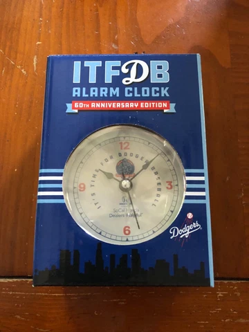 Los Angeles Dodgers Alarm Clock ITFDB SGA 4/24/2018 60th Anniversary Edition Cover