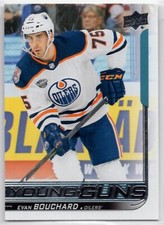 2018-19 Upper Deck #221 Evan Bouchard YG RC UD Young Guns Rookie