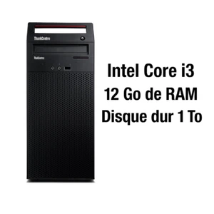 PC Lenovo ThinkCentre E73 Intel Core i3-4150/ 12 Go RAM / 1 TO SSD – Windows 10 - Photo 1/4
