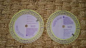 Talking Heads Naked Paper Record Labels No LP Great to laminate for coasters - Picture 1 of 4