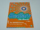 BEDLAM A4 Rave Flyer Very Good Condition..