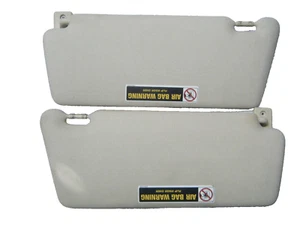 Mercedes W210 Sunvisor Visors (PAIR) OEM - Beige. - Picture 1 of 5