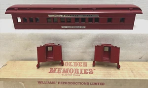 WILLIAMS PRODUCTIONS GOLDEN MEMORIES ELECTRIC TRAINS O-GAUGE ROADSIDE DINER OB - Picture 1 of 14