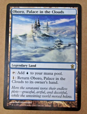 Oboro, Palace in the Clouds [NM] Saviors of Kamigawa Rare Land Blue MtG Magic - Image 1 of 2