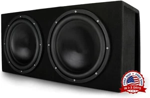 Subwoofer sub bajo para carro 2 12" bocinas bosinas equipo de musica para auto - Picture 1 of 8