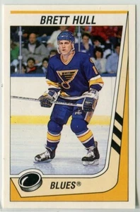 1989-90 Panini Sticker #117 Brett Hull St. Louis Blues - Picture 1 of 2