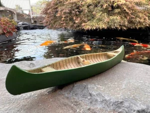Canoe Premium Custom 7 Inch Green Miniature 1/24 Scale G Scl Diorama Accessory - Picture 1 of 1