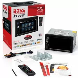 Boss BV755B Double DIN Bluetooth DVD/CD Car Stereo Receiver with Backup Camera - Picture 1 of 8