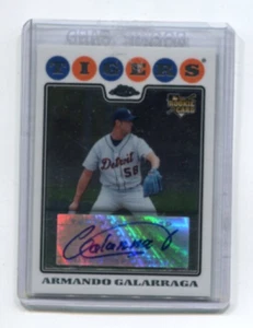 2008 Topps Chrome - ARMANDO GALARRAGA - Autograph Rookie - DETROIT TIGERS - Picture 1 of 1
