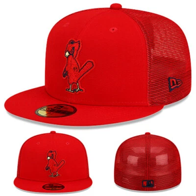 New Era St. Louis Cardinals Fitted Hat MLB On Field Spring League Meshback Cap - Image 1 of 4
