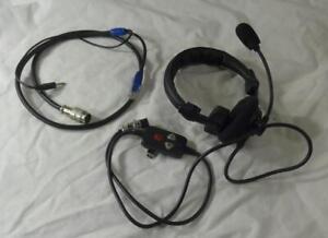 Heil The Traveler Headset Single Sided ~ Wired For Yaesu With Adapter Cable