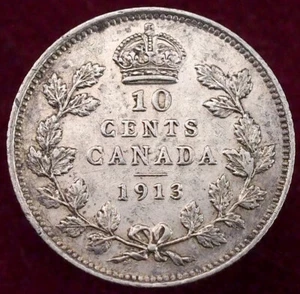 Canada 10 Cents 1913 (K2305) - Picture 1 of 2