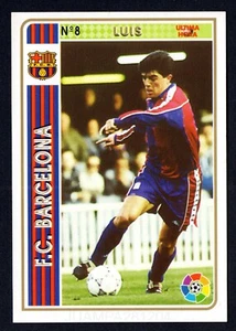 LUIS CEMBRANOS UH #8 FC BARCELONA 1994/95 CROMO MC MUNDICROMO LA LIGA 94/95 - Picture 1 of 2