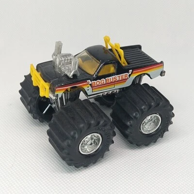Bog Buster - Caja de cerillas 1986 vintage - Monster Truck diecast con neumáticos de goma Foto 1 de 4