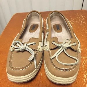 Khombu Tan/Beige Leather Shoes Women's Sz 6.5M - Picture 1 of 6