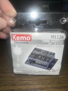 KEMO ELECTRONIC - Modulo interruttore orario 12-15 V/DC M113a - Foto 1 di 2