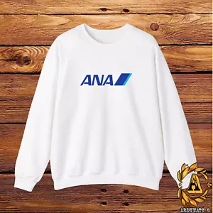 All Nippon Airways ANA Logo Sweatshirts Black/Navy/White/Sport Grey S-3XL - Picture 1 of 9
