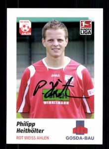 Philipp Heithölter Autogrammkarte Rot Weiss Ahlen 2008-09 Original + A 192381 - Picture 1 of 2